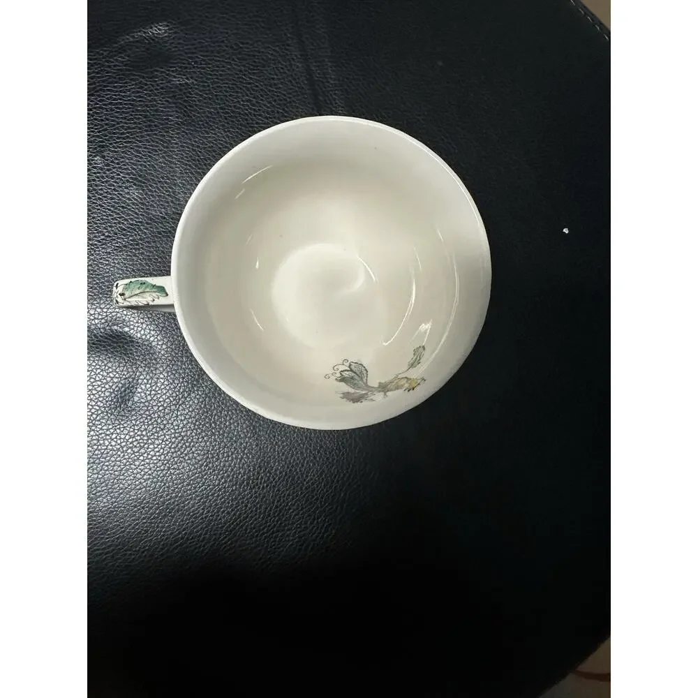 Vintage Johnson Brothers Bird of Paradise Tea Cup Floral Fruit England 3.5in